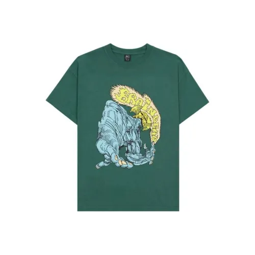 Brain Dead co-brand Зеленая Мужская T-рубашка