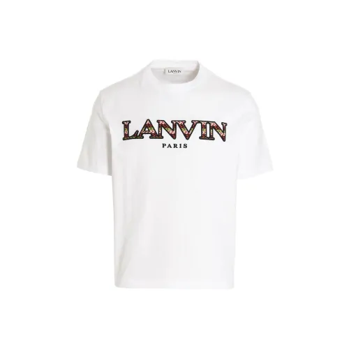 Lanvin Белая Мужская T-Рубашка