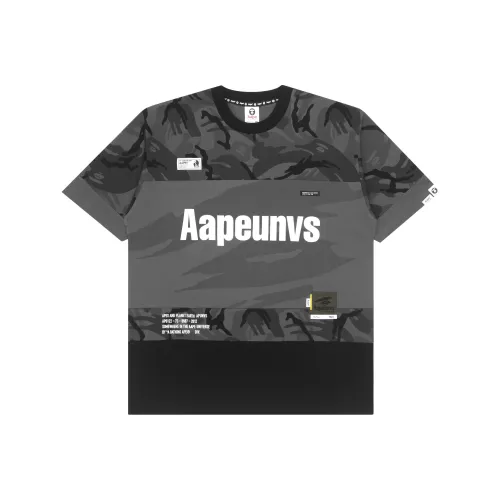 aape Черный камуфляж BKZ Унисекс T-рубашка