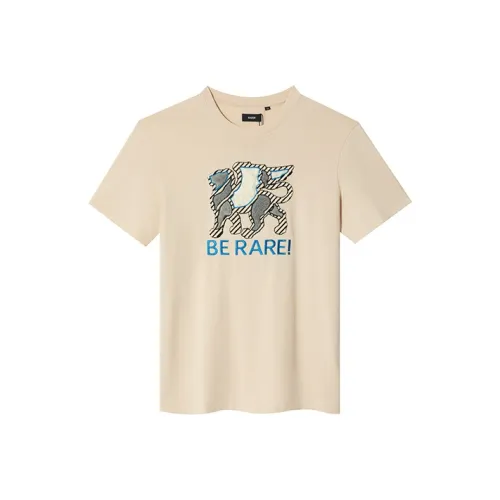 RARE Экрю Мужская T-рубашка