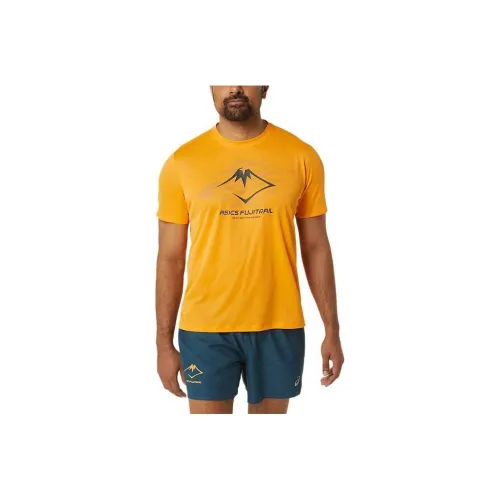 Asics FUJITRAIL Желтая Мужская Футболка