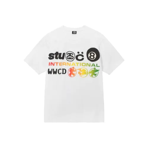 Stussy Белая Мужская T-Рубашка