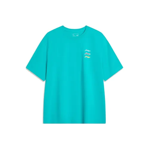 LINING Рукав с оборванным плечом T-рубашка Мужская Ice Фарфоровый Зеленый