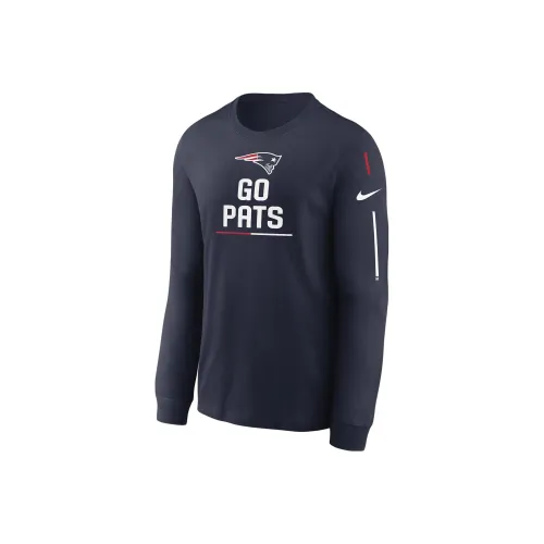 Nike Морской Синий Мужская Футболка