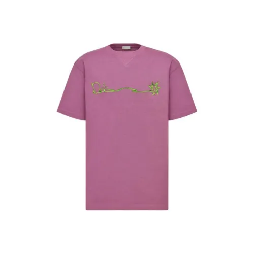 DIOR x Travis Scott T-Shirt Мужской Розовый