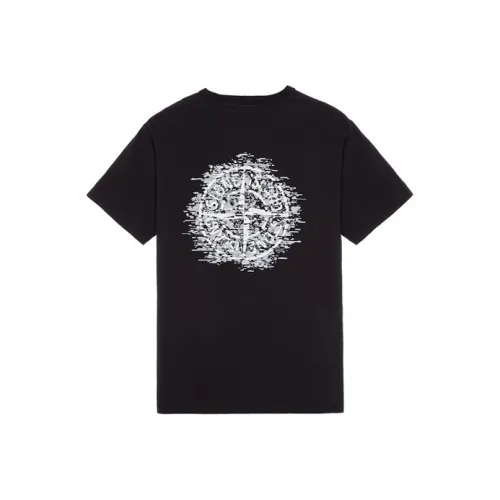 Stone Island Черные Мужские T-Рубашки