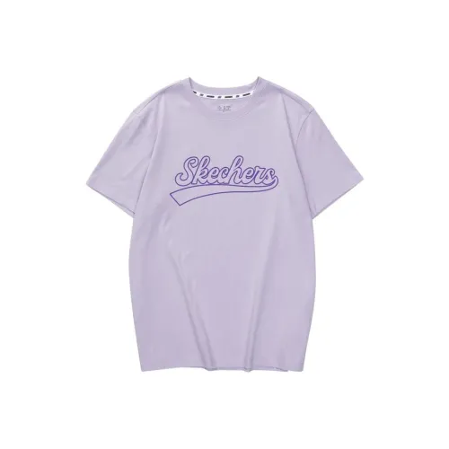 Skechers SS24 T Рубашка Унисекс Орхидея Фиолетовый