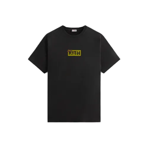 Kith X Marvel SS23 Co Branded SERIES Черные Унисекс T-рубашки