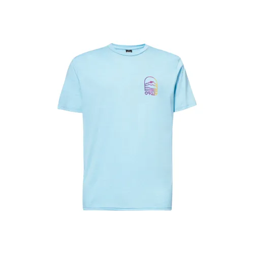 Oakley Blue Men's T-Shirts Oakley Синий Мужские Футболки
