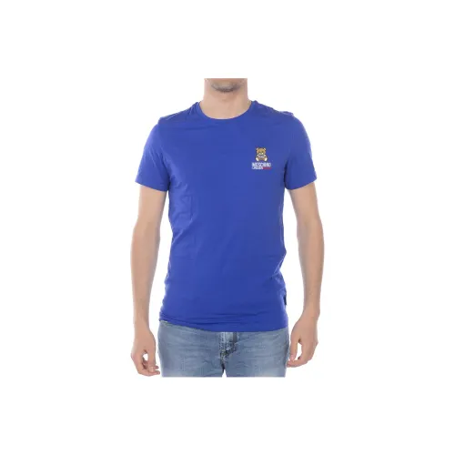 MOSCHINO Мужские синие футболки