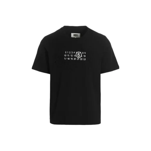 MM6 Maison Margiela совместная брендированная рубашка T Мужская Черная