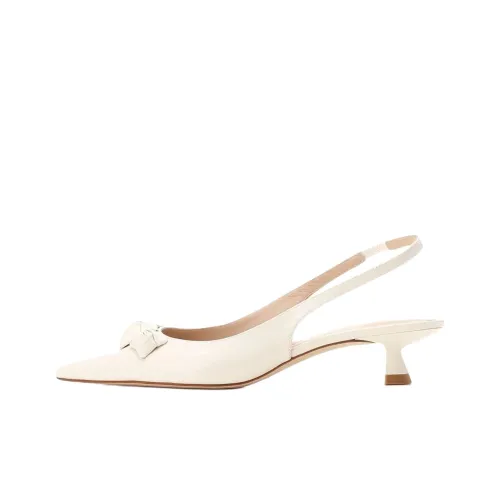 Stuart Weitzman SW Rosie Низкий каблук Высокий каблук 3,5 см Женский Кремовый