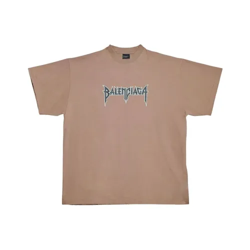 Balenciaga Коричневые Мужские T-рубашки