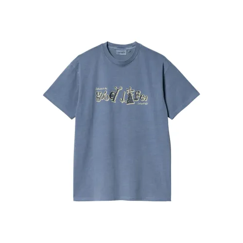 Carhartt WIP SS24 S S Life T-Shirt T-Shirt Мужской Синий