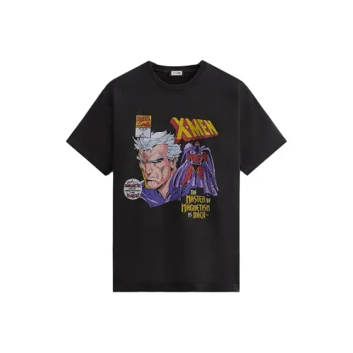 KITH X Marvel SS23 Co Брендированная Серия T Рубашка Унисекс Черная