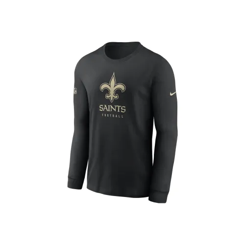 nike Dri FIT Sideline Команда NFL New Orleans Saints Футболка Мужская Черная
