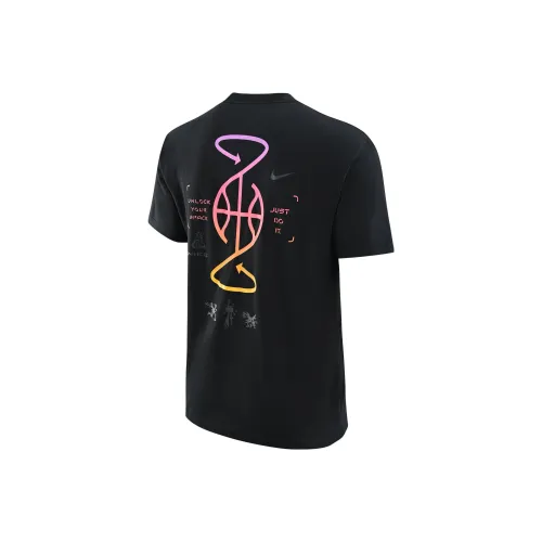 Nike SS23 Resistant High Basketball Series Черные Мужские T-Рубашки