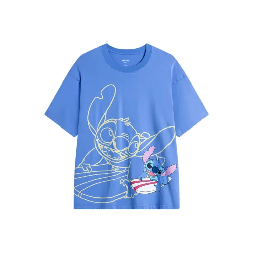 LiNing x Disney T-Shirt Мужской Радужный Синий