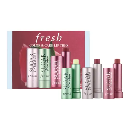 FULEISHI Многоцветный Цветочный LIP Бальзам для губ Увлажняющий Wa Увлажняющий 2,2г+2,2г+2,2г