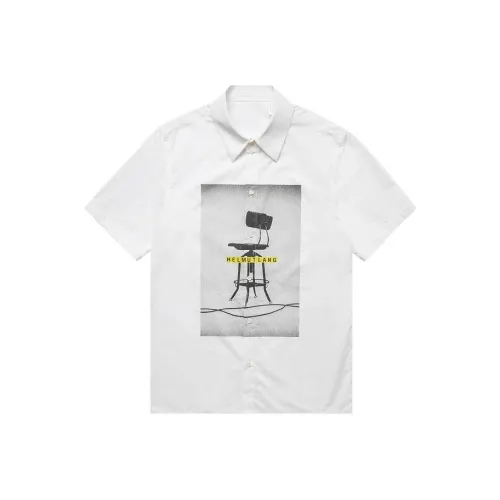 Helmut Lang Белая Унисекс Футболка