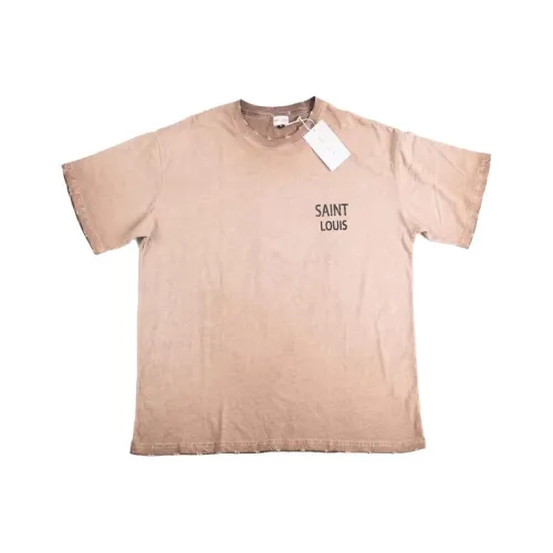 SSSAINT LOUIS Коричневая унисекс футболка
