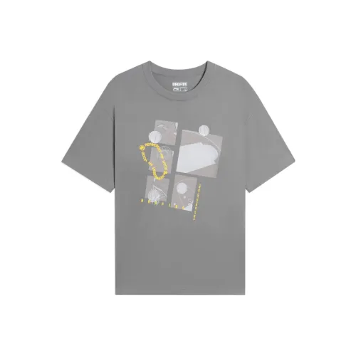 Подкладка BADFIVE T Рубашка Унисекс Железо Асфальтовый серый