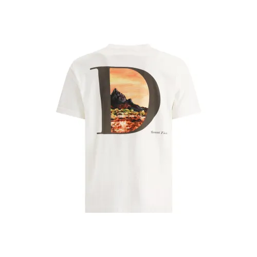 DIOR Quarterly New Products Белые Мужские T-Рубашки