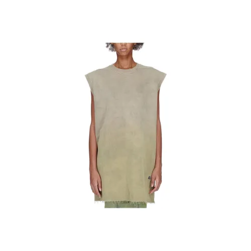 RICK OWENS Желтая унисекс футболка