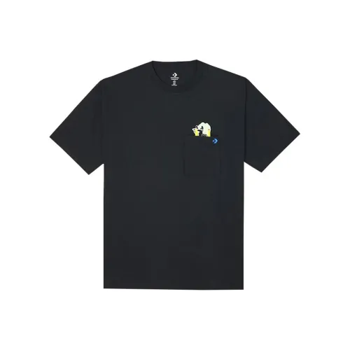 Конверс Черные Мужские T-Рубашки