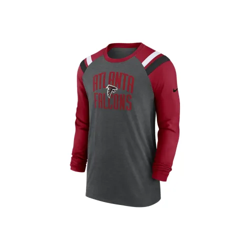 nike Длинный рукав Т-рубашка Т-рубашка Мужская Серый