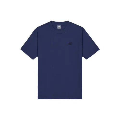 New Balance совместная футболка мужская темно-синяя