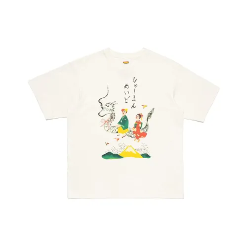 HUMAN MADE x Keiko Sootome SS24 T Рубашка Унисекс Белый