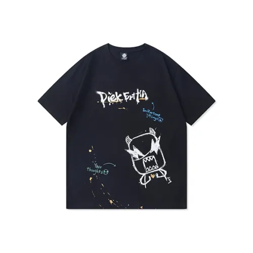 LAMLICKA Черная унисекс футболка