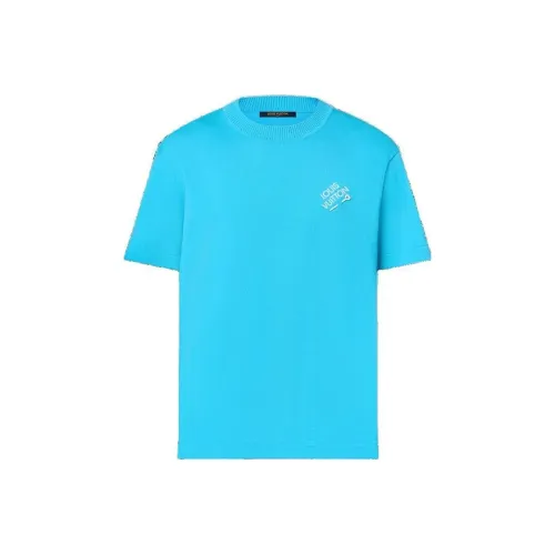 LOUIS VUITTON SS24 T Рубашка Мужская Синяя