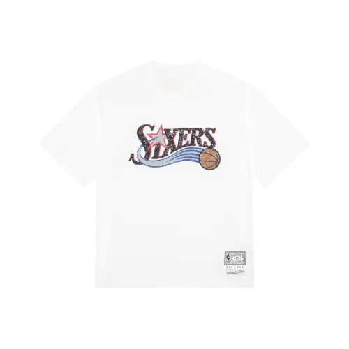 MITCHELL NESS T-Shirt Унисекс Белый