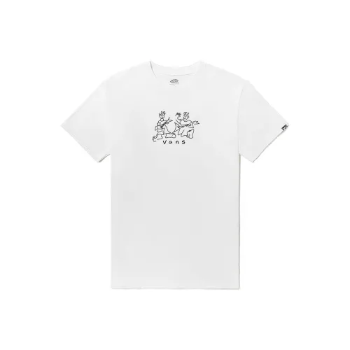 VANS Nick Michel Collaboration T-Shirt Унисекс Белый