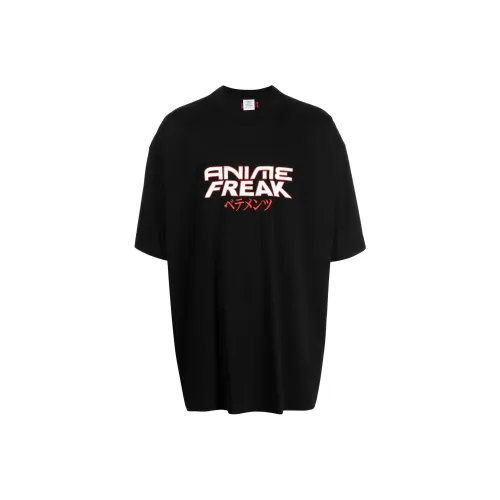 Vetements Черные Мужские T-Рубашки