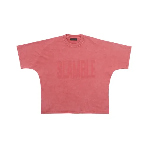 Slamble Короткий рукав T-рубашки Унисекс