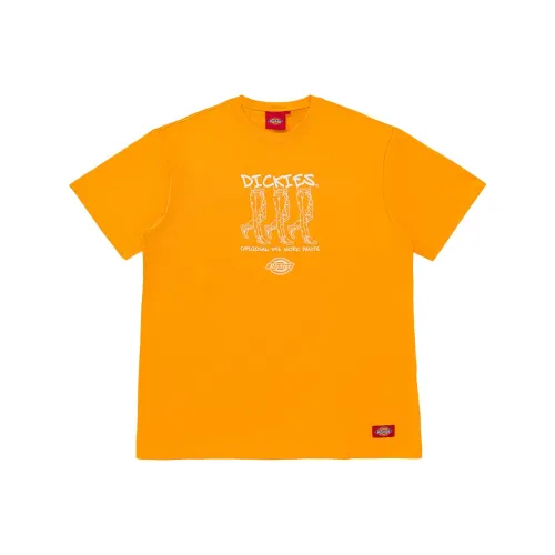 Dickies Желтый Зеленый Мужская Футболка