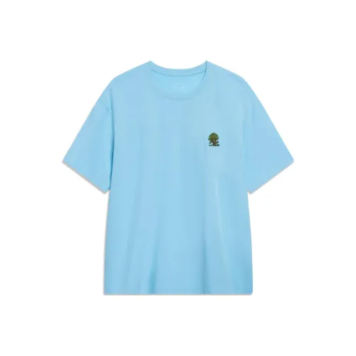 LINING Sports Trend Series T-Shirt Мужской Ice Refreshing Blue