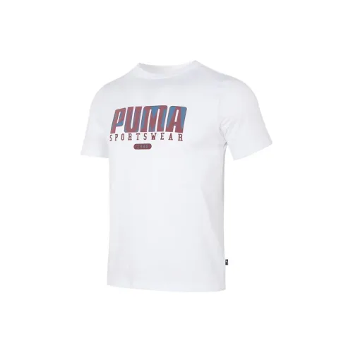 PUMA GRAPHICS Retro T-Shirt Мужской Белый
