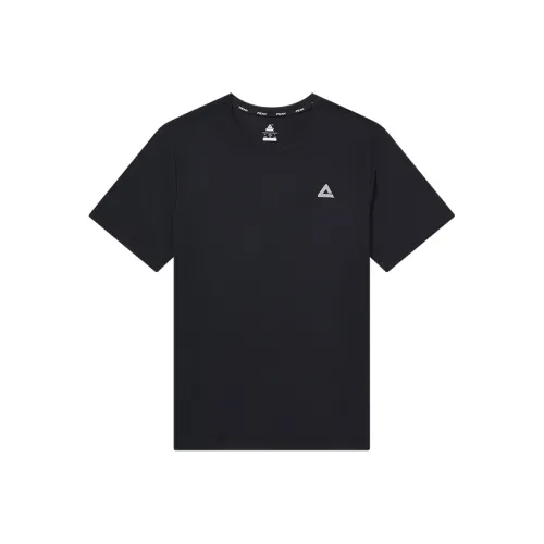 PEAK Бег Т-Рубашка Мужская Черная