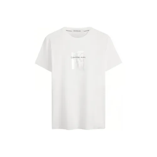 Calvin Klein Moon Белая Мужская T-Рубашка