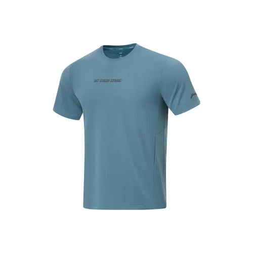 LINING RUNNING Collection Nightfall Cyan Мужская T-рубашка