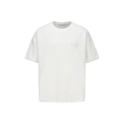 GALLIANO LANDOR T-Shirt Унисекс Кремово-белый