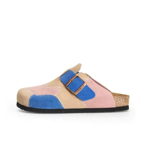 Mr.shang Домашние тапочки устойчивые к истиранию унисекс розовый синий многоцветный