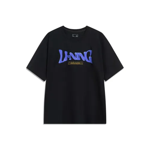 LINING Sports Fashion Collection Т-Рубашка Мужская Черная