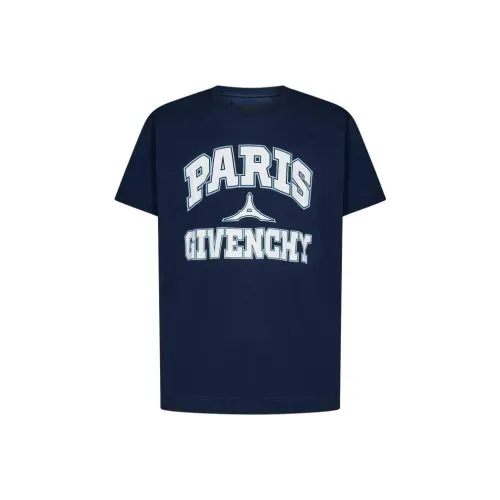 GIVENCHY Мужские синие T-рубашки