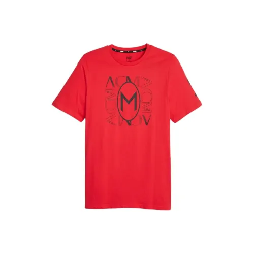 PUMA AC Milan FtblCore Graphic T-Shirt Мужская Красная
