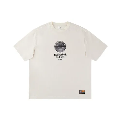 Lee Xline Экрю Мужские T-рубашки